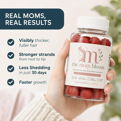 The Bloom Glow® Post Partum Hair Regrowth Gummies